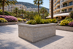 Jardinière Lumen Stone lumineuse naturelle design unique par Design'Air