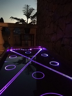 Jeu du palet lumineux naturel design unique par Design'Air